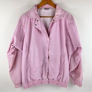 Vintage Cal Sport Nylon Bomber Jacket. Size L.